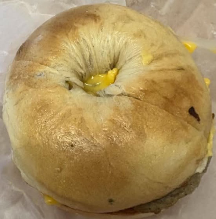 Sausage & Egg at The Bagel Spot — original photo