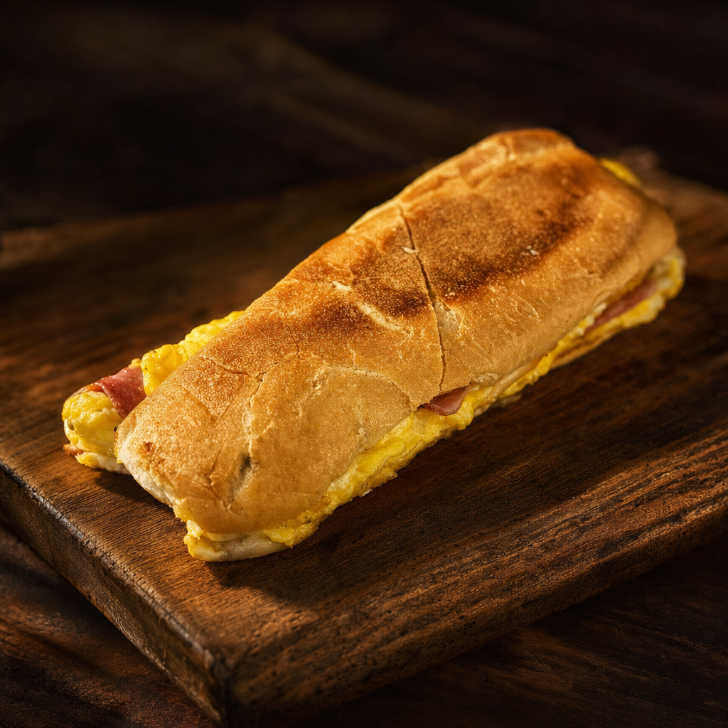 Ham, Egg & Cheese at Bia's Cafe Marianao — enhanced by FoodShots