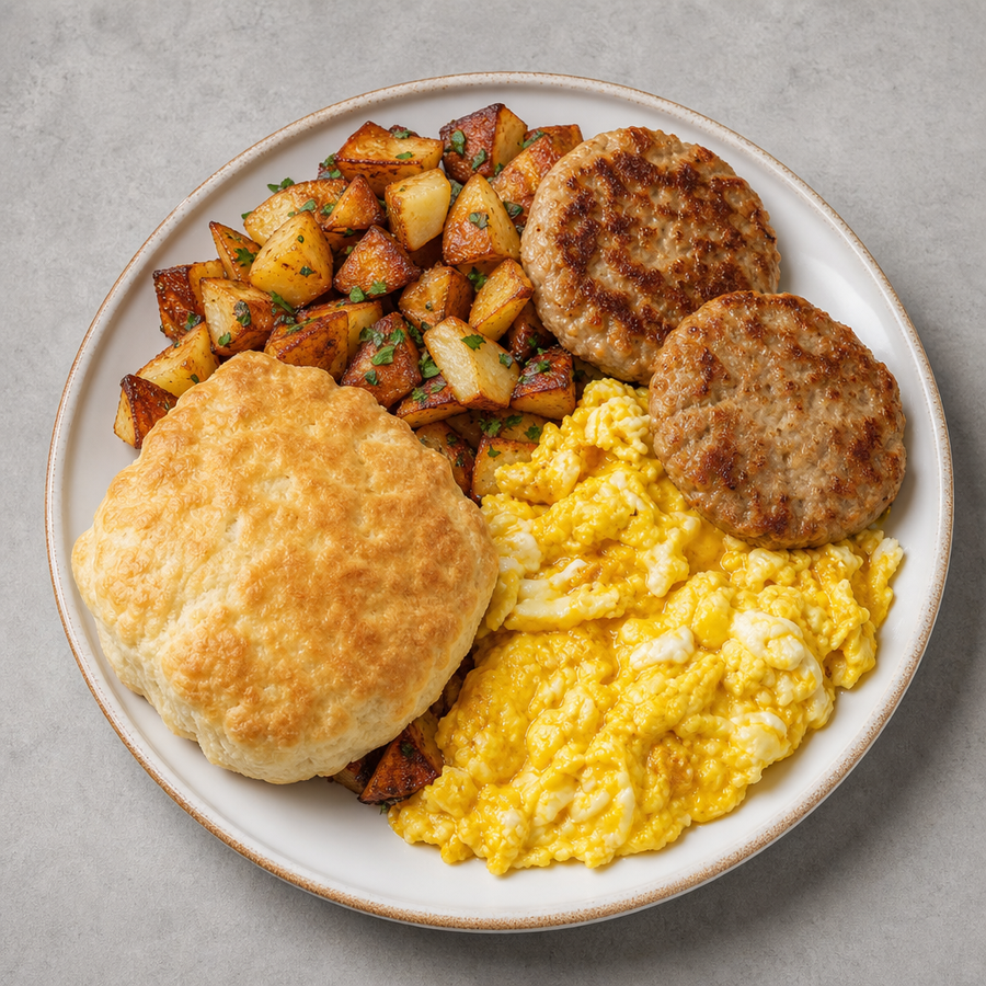The Sweet Maple Special at Sweet Maple Cafe — enhanced by FoodShots